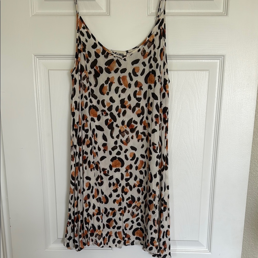 Show Me Your Mumu Leopard Mini Dress